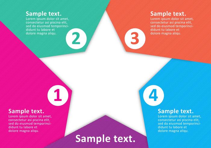 Star Shape Template vector