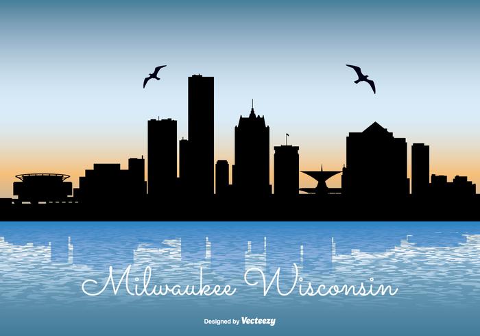 Milwaukee Skyline Illustration Milwaukee Skyline Illustration