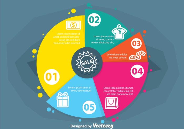 Product Chart Infography Vectors