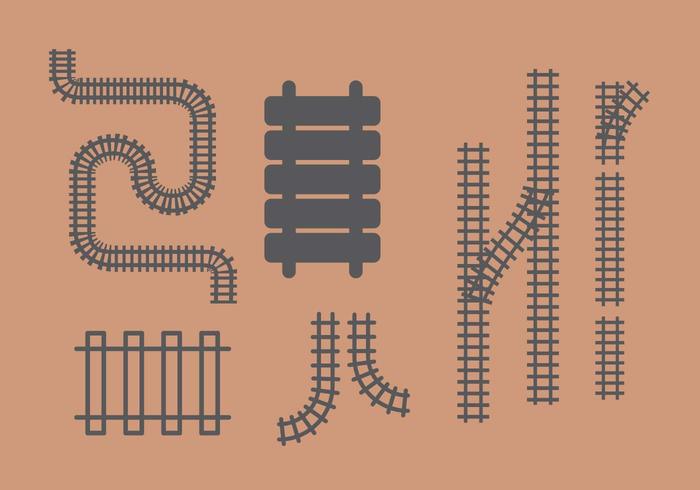 Railroad Vector Set Railroad Vector Set