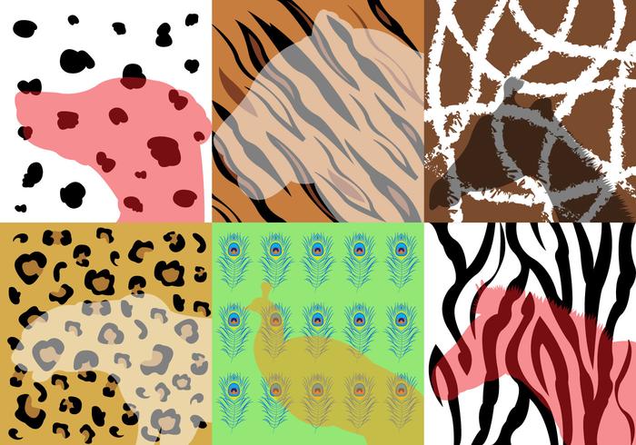 Vector Collection of Various Animal Prints