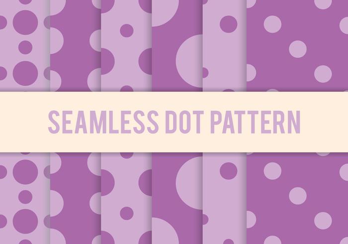 Purple Dot Pattern Vectors