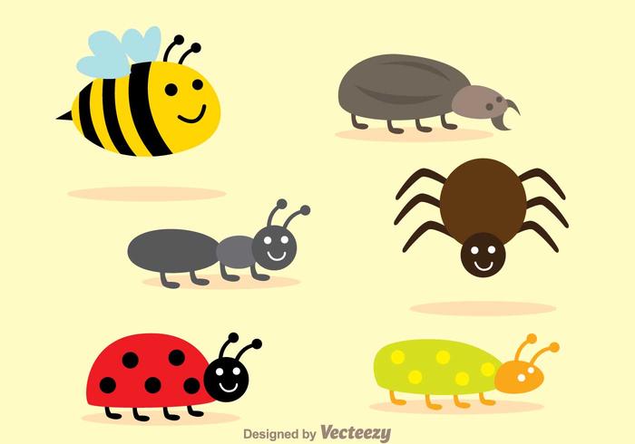 Set Of Insect Vectors