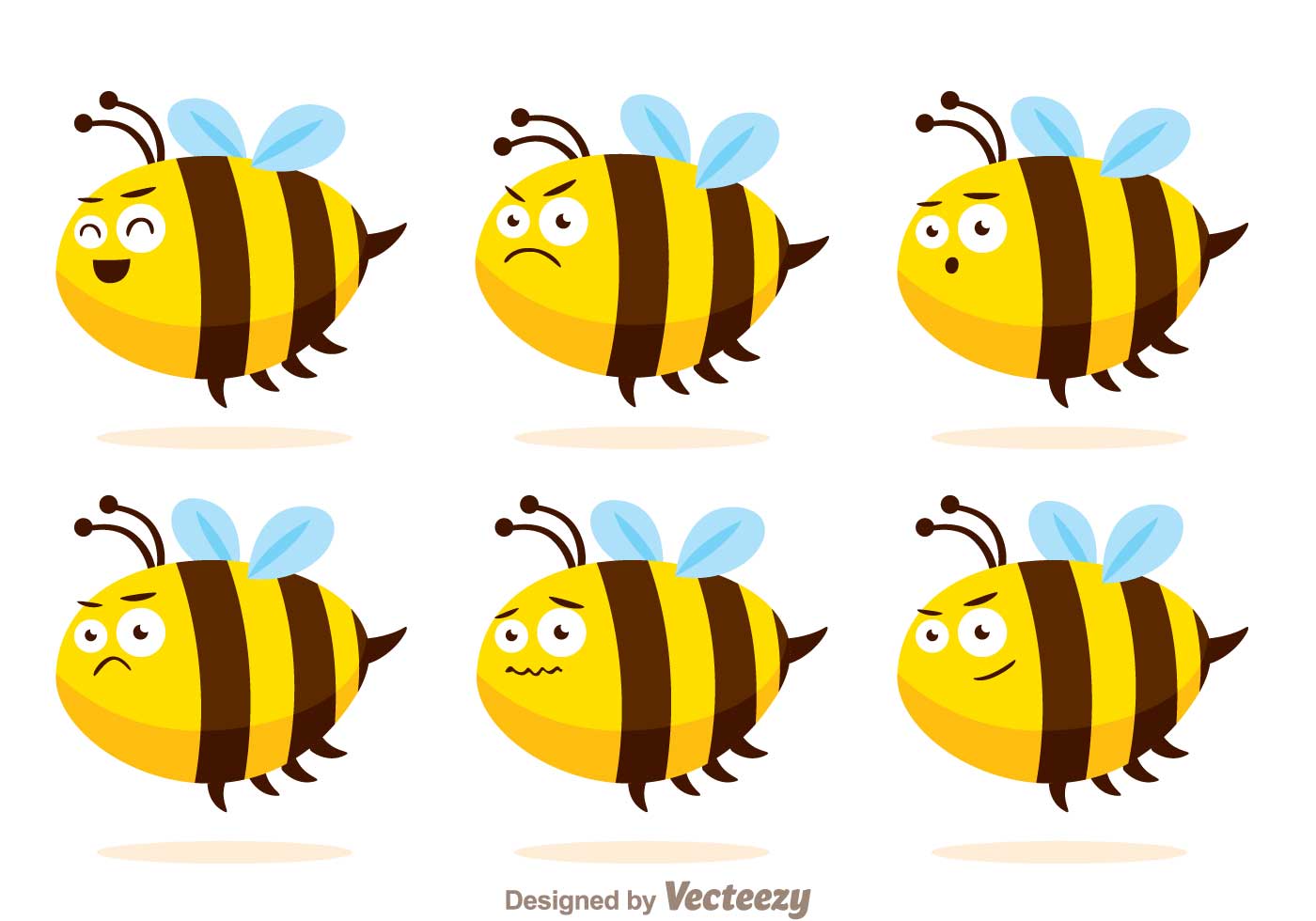 Download Free SVG Cut File - Cute Bee Bug Graphics SVG Dxf EPS Png Cdr Ai.....