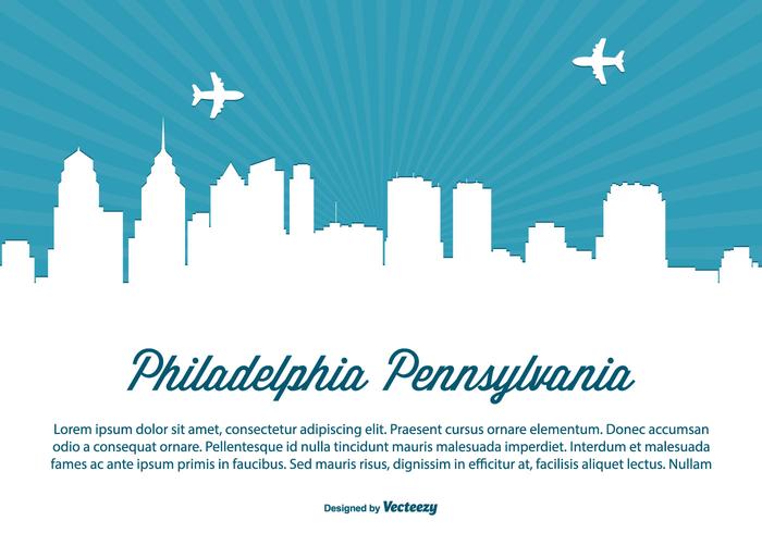 Philadelphia Skyline Illustration Philadelphia Skyline Illustration