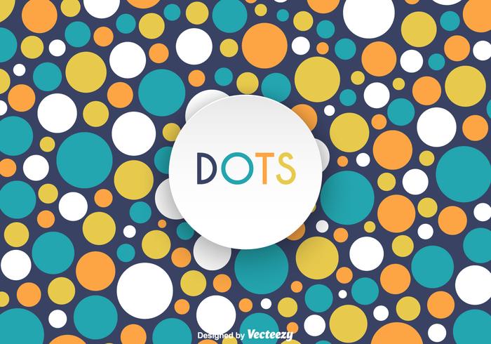 Free Retro Dot Pattern Vector