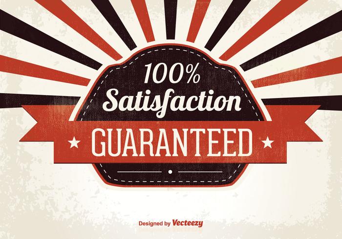 Satisfaction Guaranteed Illustration vector