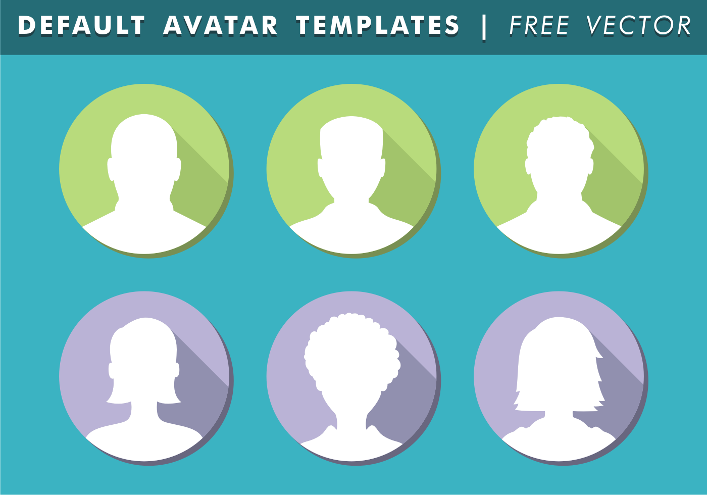 Default Avatar Templates Free Vector - Download Free 