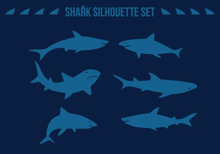 Shark Silhouette Vector Art At Vecteezy