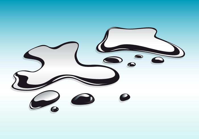Liquid Mercury Vector Illustration Liquid Mercury Vector Illustration