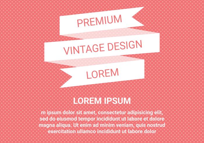 Free Vintage Design Vector Free Vintage Design Vector