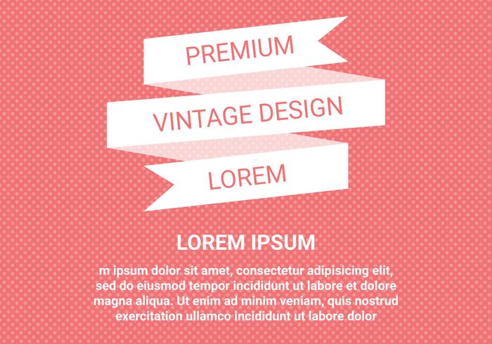 Free Vintage Design Vector