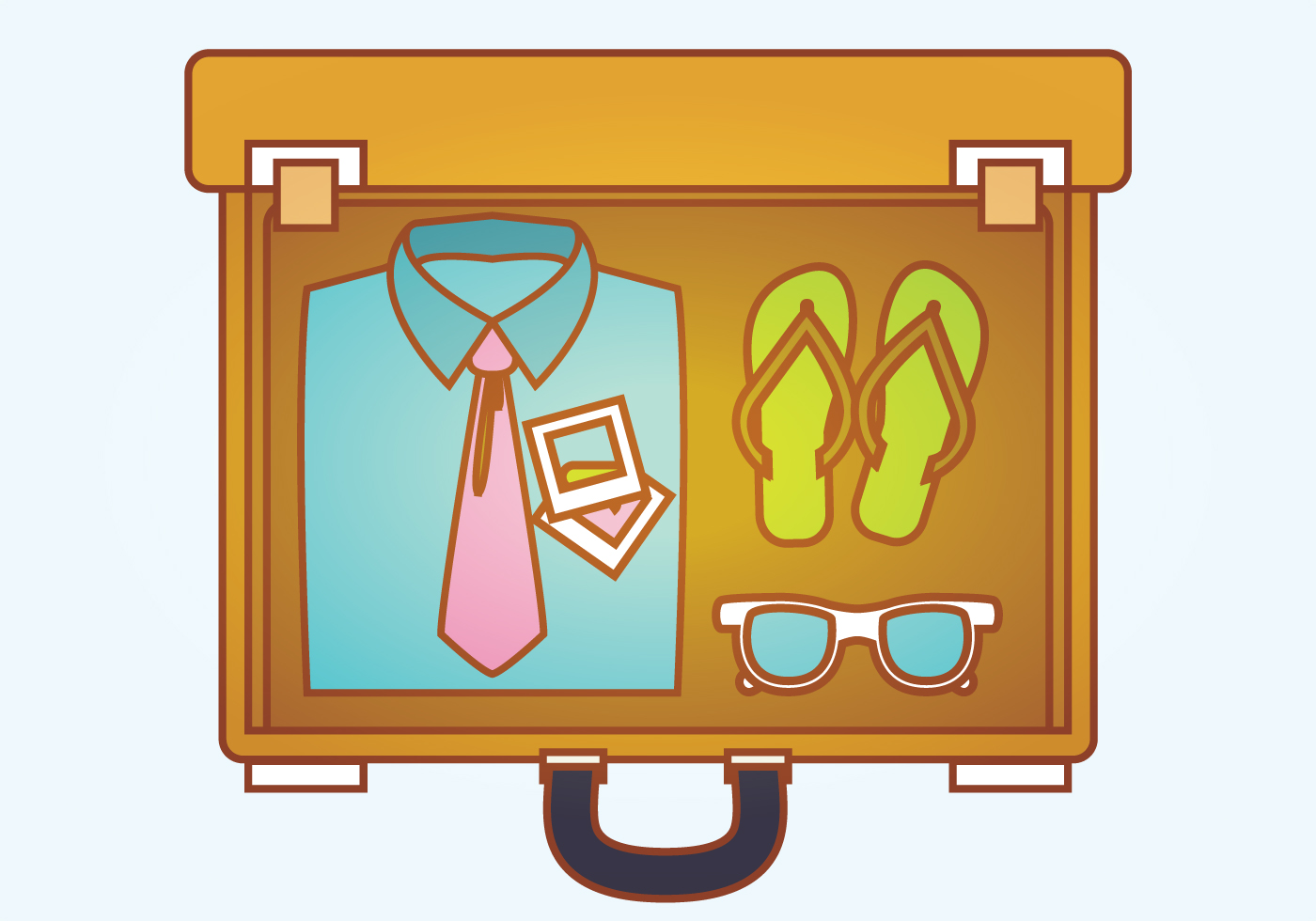 Download Open Suitcase Vector - Download Free Vector Art, Stock ...