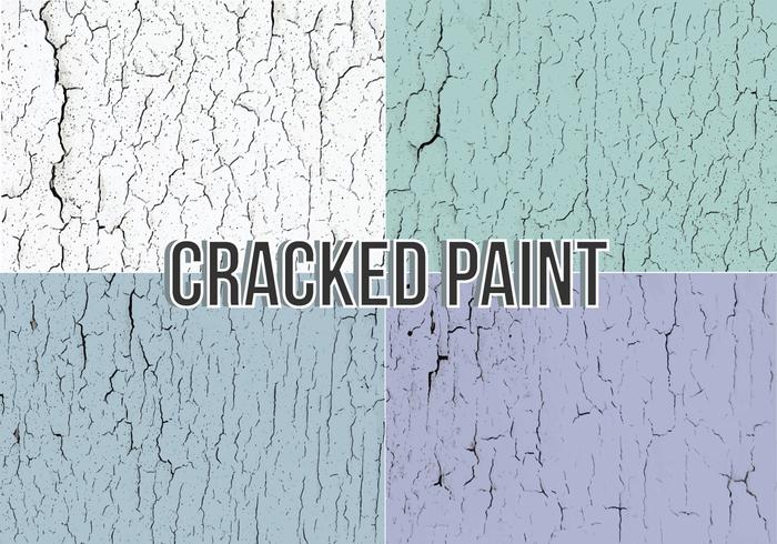 Cracked Paint Vector Texture