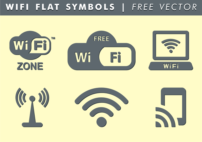 WiFi Symbols Free Vector WiFi Symbols Free Vector