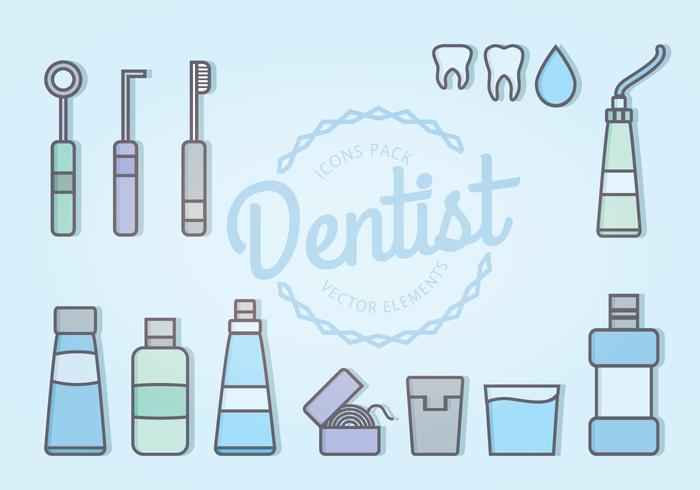 Vector Dentist Icons Vector Dentist Icons