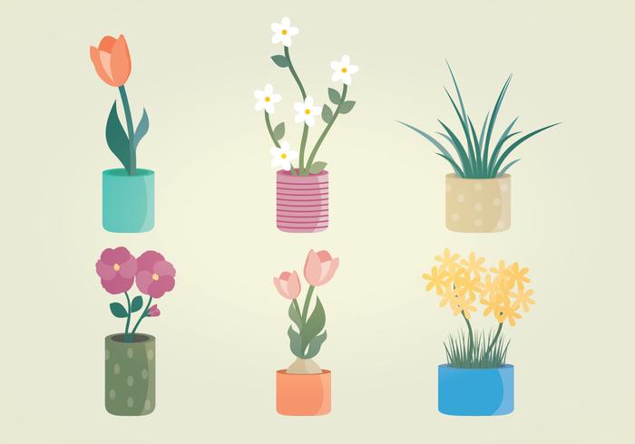 Plants Vector Graphic Set