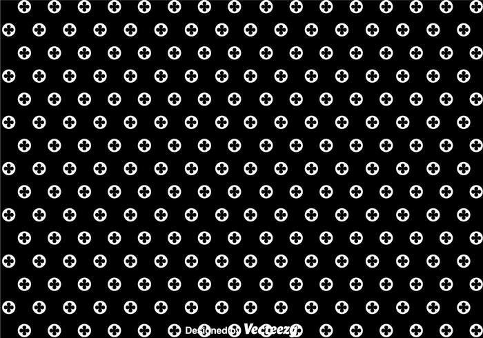 Black And White Polka Dot Pattern vector