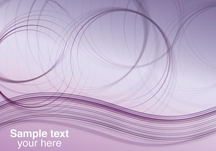 Abstract Purple Waves Background vector