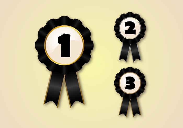 Free First Place Ribbon  vector