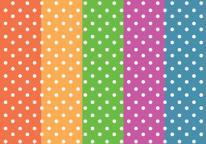 Dots Colorful Pattern Vector