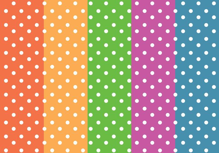 Dots Colorful Pattern Vector