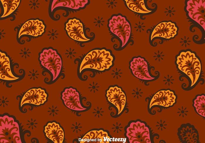 Paisley Brown Background vector