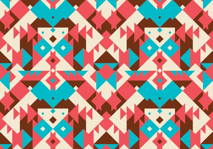 Native Abstract Pattern Background Vector