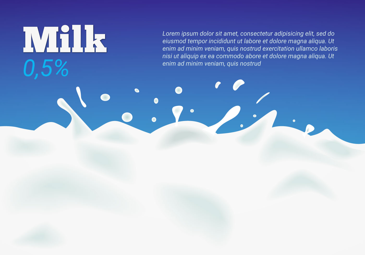 Free Tasty Milk Vector - Download Free Vector Art, Stock Graphics & Images