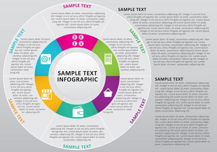 Circle Infographic Vector