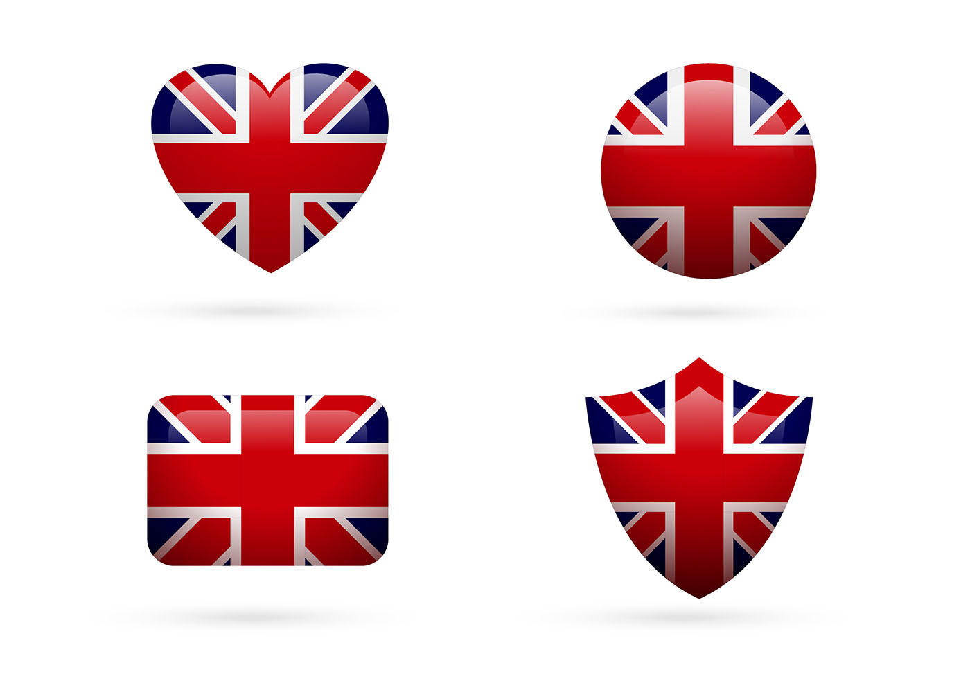 Download UK Flag Icon Set Vectors - Download Free Vector Art, Stock Graphics & Images