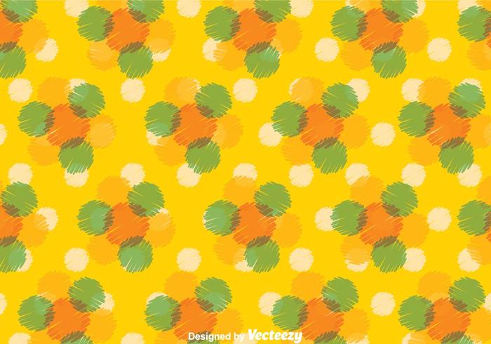 Yellow Dot Pattern Vector