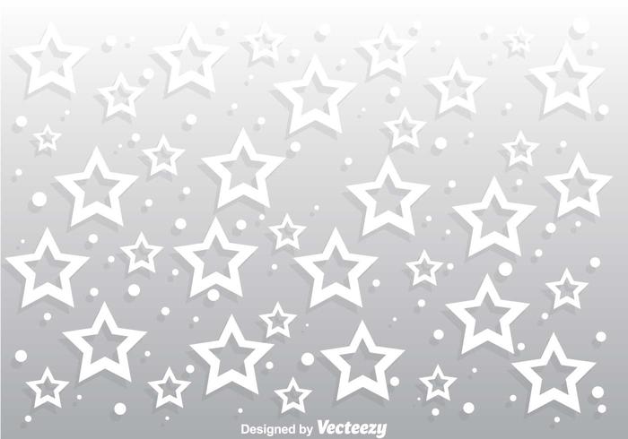 Star Gray Background Vector