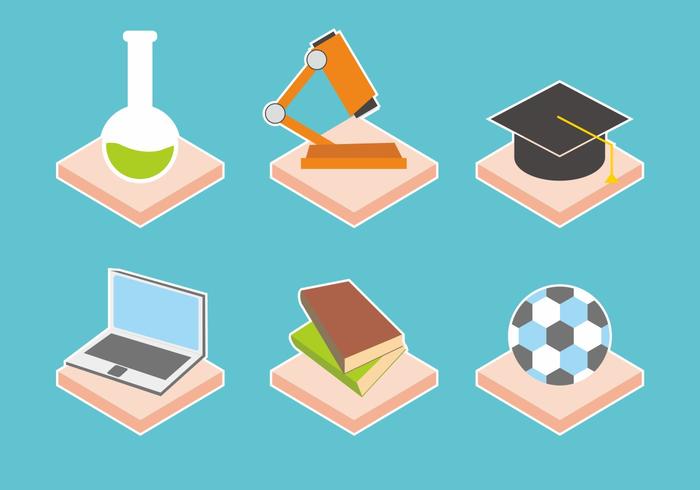 Campus Life Vector Icons