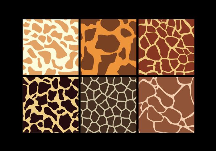 Giraffe Print Vector Pack Giraffe Print Vector Pack
