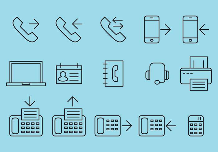 Oficina de teléfonos inteligentes vectores