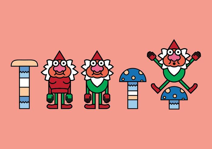 Gnome Vector Pack Gnome Vector Pack