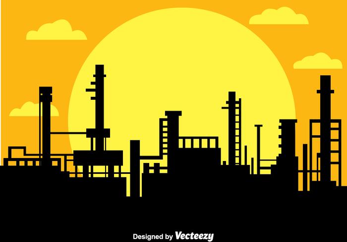 Factory Silhouette Clip Art