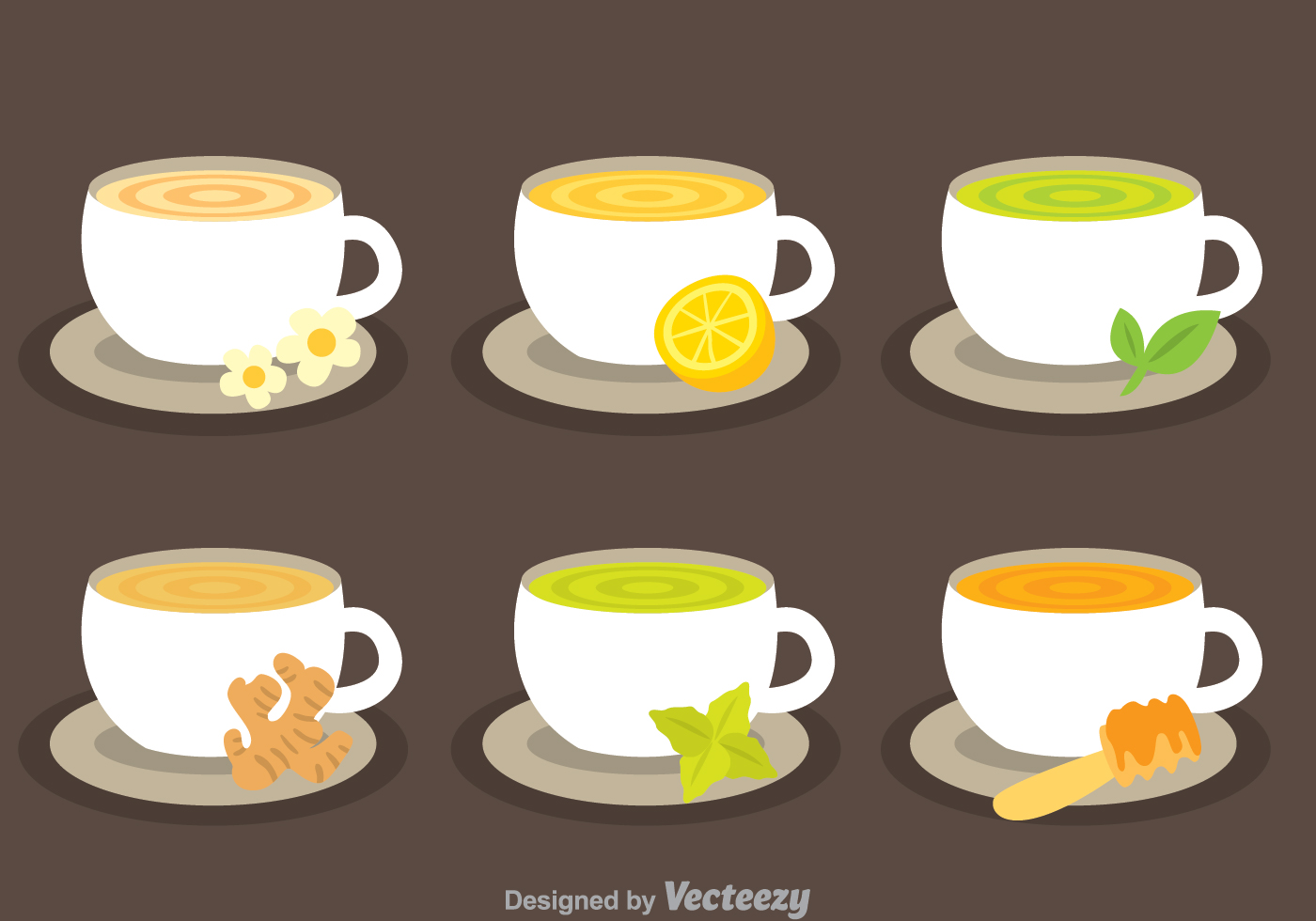 Tea Collection Vectors 94909 Vector Art at Vecteezy