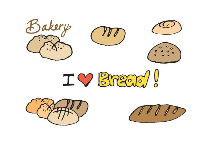 Free Bread Rolls Vector Series