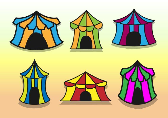 Big Top Circus Tent Vectors