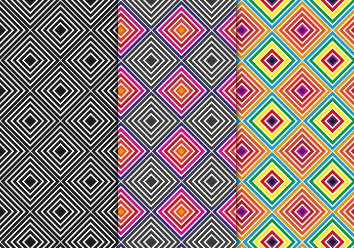 Free Seamless Geometric Background Vector