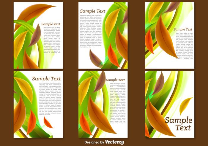 Leaves leaflets vector