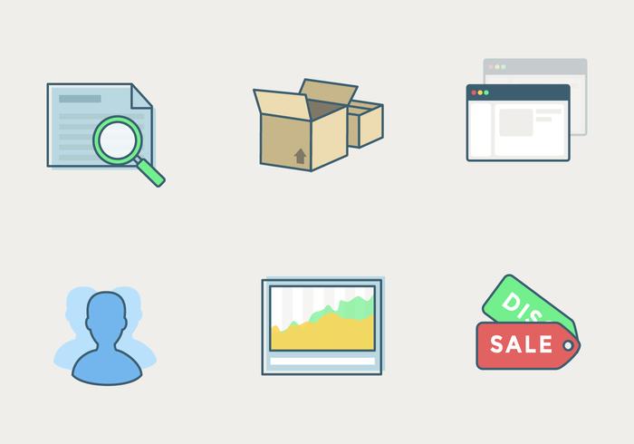 Vector Shop Icon Set