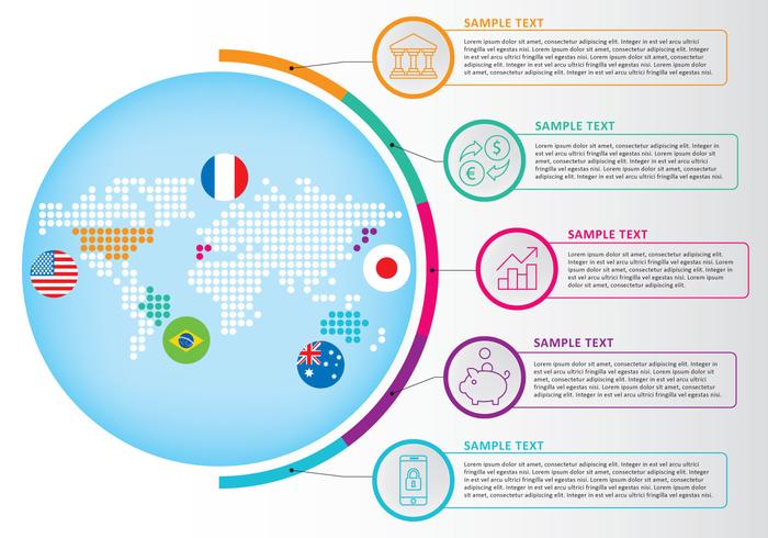 Map Infography Vector