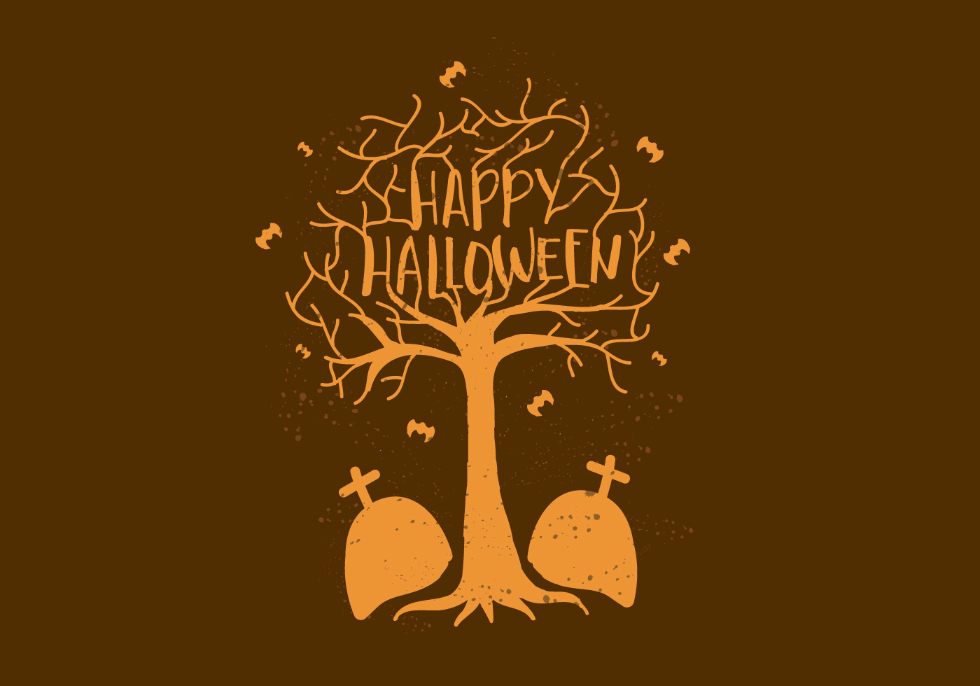 Free Vector Happy Halloween Wallpaper - Download Free ...