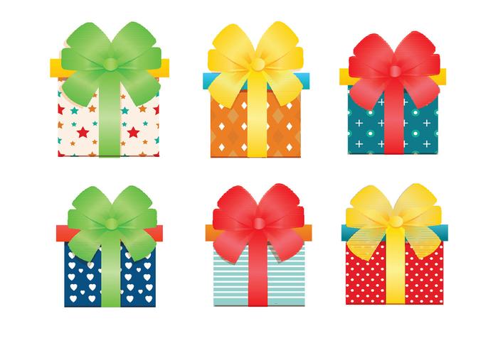 Vector Gift Boxes Vector Gift Boxes