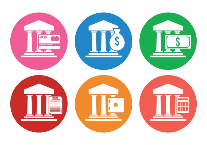 Bank Icon Vectors
