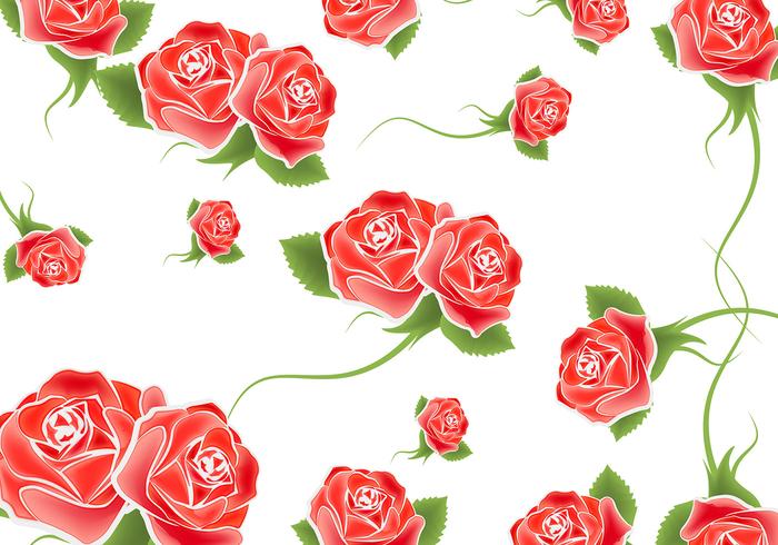 Roses Background Vector