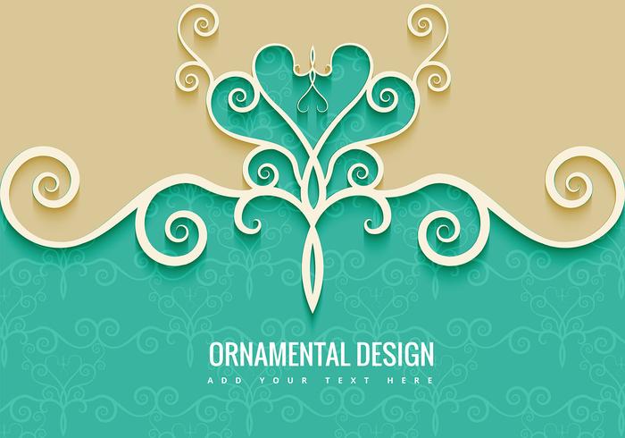 Ornamental Decorative Background  vector